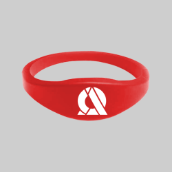 Bracelet RFID rouge [lot de xx ex]